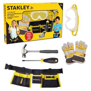 Stanley Jr 5 az 1-ben szerszámkészlet gyerekeknek fém építőjáték 95377224 Fém építőjáték - 6 - 10 éves korig