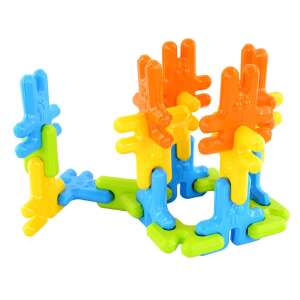 Buni 32 piece building blocks, colorful plastic toy for kids, bunny shaped blocks - Miniland