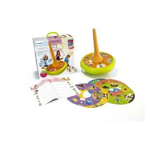 Jocul Mindful Kids cu rotire pentru copii, promovează atenția și abilitățile motorii, include 6 discuri rotative și instrucțiuni - Miniland Jocuri si jucarii educative