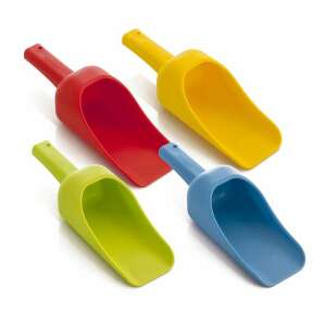 4 db-os színes műanyag homokozó kanál szett, tökéletes a homokozóban való játékhoz - Miniland