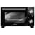 MPM Mini-Backofen, schwarz, 800W, 10L, 90-230°C