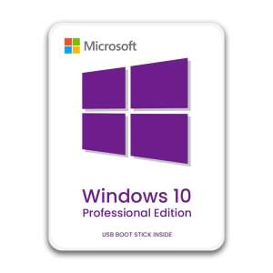 Microsoft Windows 10 Professional, Többnyelvű, 64-bit, stick USB