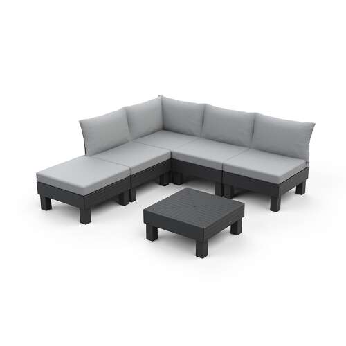 Elements Kerti Sarokgarnitúra - 6 Személyes - Grafit 95383941