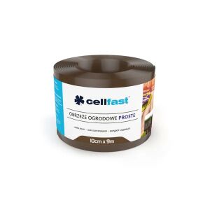Cellfast barna ágyásszegély tekercs, 10cm x 9m - Cellfast