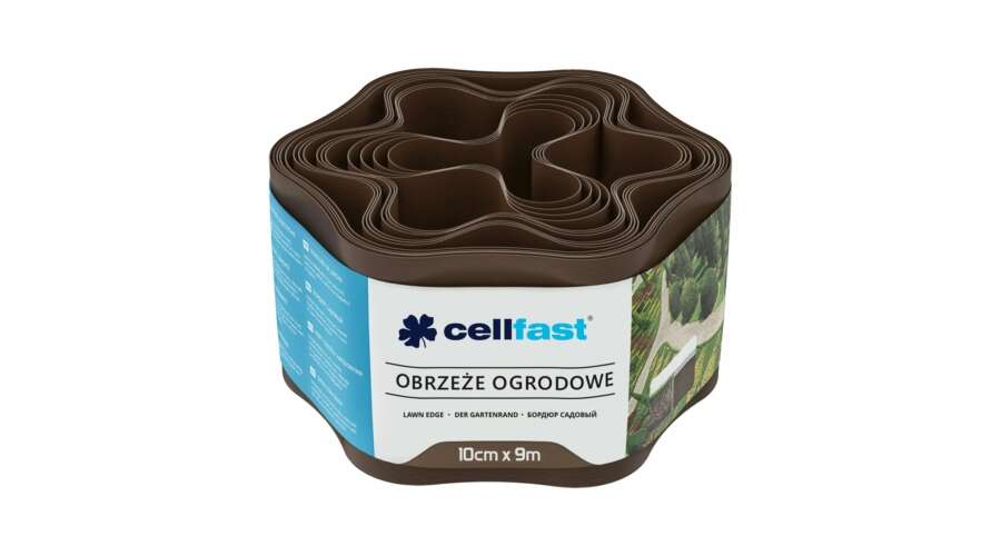 Cellfast Ágyásszegély - Barna - 10cm x 9m