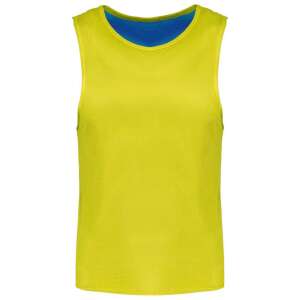 Proact két rétgű, eltérő színű gyerek ujjatlan kifordítható sportpóló PA048, Fluorescent Yellow/Sporty Royal Blue-6/10 95397636 Gyerek trikó, atléta