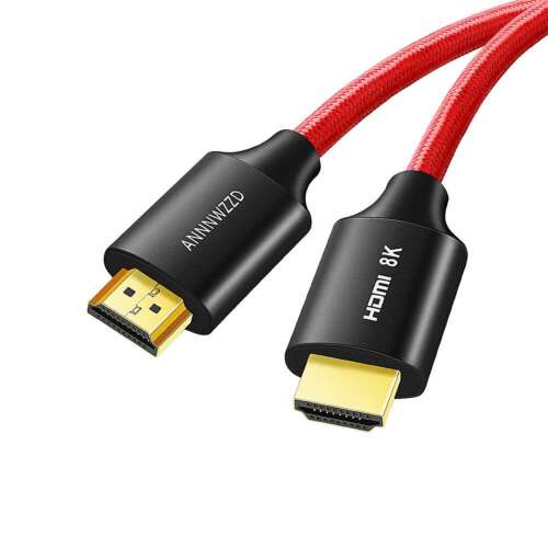 Annnwzzd 8K HDMI 2.1 Kábel (1M/Piros)