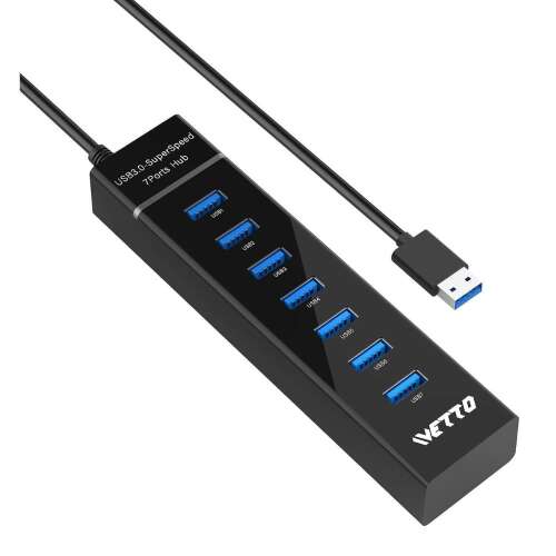 IVETTO 7 Port USB 3.0 Hub - Adatok szupergyors átviteléhez