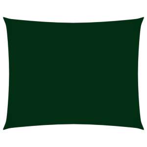 sötétzöld téglalap alakú oxford-szövet napvitorla 3,5 x 4,5 m 95407569 