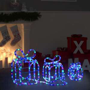 Karácsonyi díszdobozok 180 LED-del bel- és kültérre 95416631 