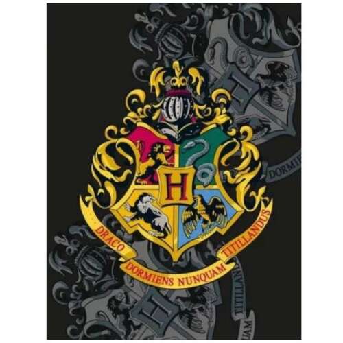 Harry Potter polár takaró (fekete, címer) 35835306