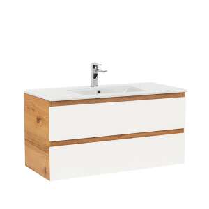 Vario Forte 100 alsó szekrény mosdóval tölgy-fehér 95431239 - Meble