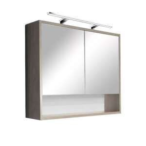 Dulap superior cu oglindă Luna 80, stejar Sonoma 95432213 - Leziter Dulap de baie
