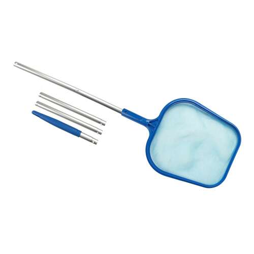 Plasă de curățare a piscinei cu stâlp telescopic din 5 părți, 122 cm lungime