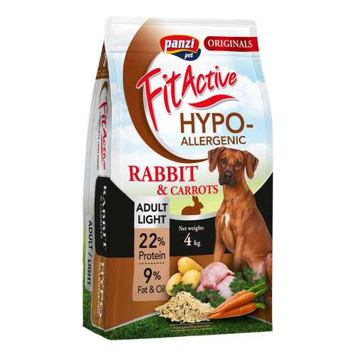 FitActive Originals Adult Light Hypoallergenic Rabbit & Carrots 4 kg