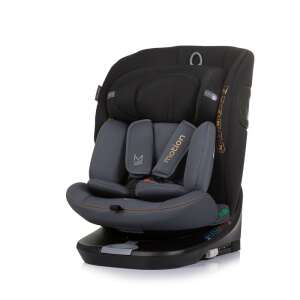 Chipolino Motion 360 autósülés I-Size 40-150cm Obsidian, 360 fokos forgatás, ISOFIX, 5 pontos biztonsági öv, állítható fejtámla - Chipolino