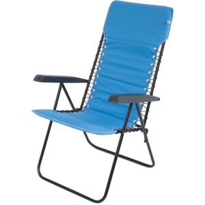 Bolzano kék összecsukható kerti szék, állítható háttámla, kényelmes kültéri ülőalkalmatosság - Patio