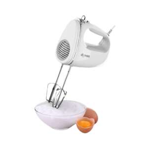 Dyras HM755-WH fehér kézi mixer habverőkkel, krémet és tojást kever - Kézi aprító, Kézi mixer, Gyümölcscentrifuga és préselő és Elektromos tésztagép