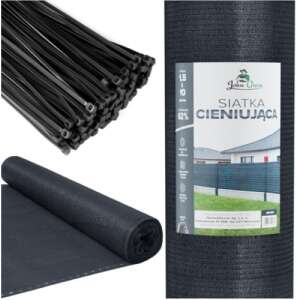 JohnGreen Kerítés belátásgátló háló, 1,5 m x 10 m, 62 %-os, Antracit