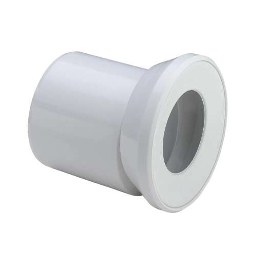 VIEGA 3815.1 WC csatlakozócsonk, excentrikus karmantyúval, fehér, DN110xL155mm