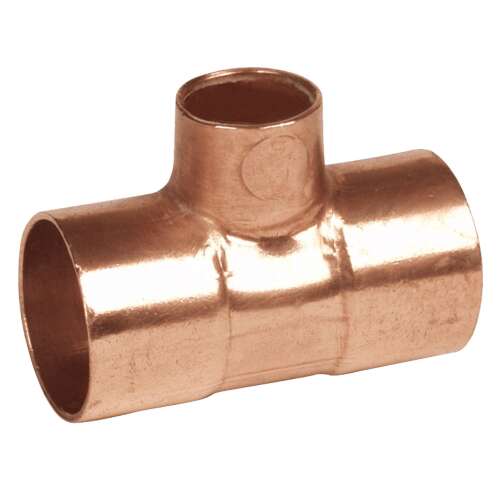 IBP 5130R forrasztható réz szűkített T-idom, 22x18x22mm - Víz, gáz és fűtés szerelvény