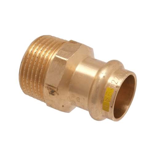 IBP PG4243G réz pressz idom, 18mm-es csőhöz, 1/2 hüvelykes külső menettel, gázra - Víz, gáz és fűtés szerelvény