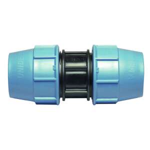 Unidelta KPE toldó 50x50mm, kék műanyag csőidom - KPE idom