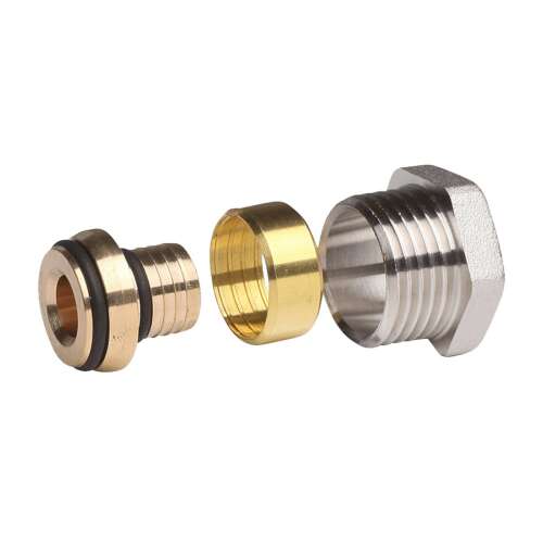 Danfoss szorítógyűrűs csatlakozó 16x2mm x 1/2" KM radiátor szelepekhez - Víz, gáz és fűtés szerelvény