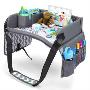 Timeless Tools Portable Children's Car Table with Pockets, Grey 95448942 - Timeless Tools