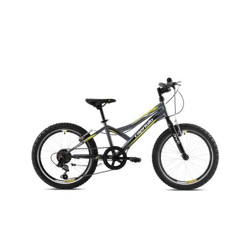 Capriolo Diavolo 200 20" gyerek kerékpár Grafit-Sárga 2020