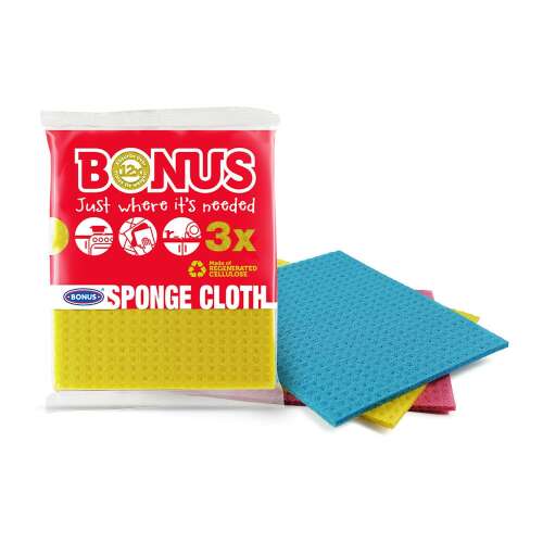 Bonus szivacsos mosogatókendő 3db-os