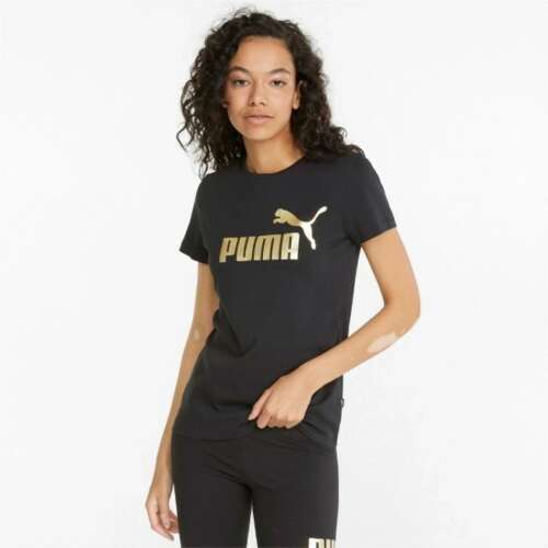 Puma ESS+ Metalic Logo pamut póló női 848303 01 S