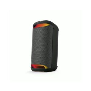 Sony SRS-XV500 High Power Portable Bluetooth Speaker - Angled View with Lights - Speaker