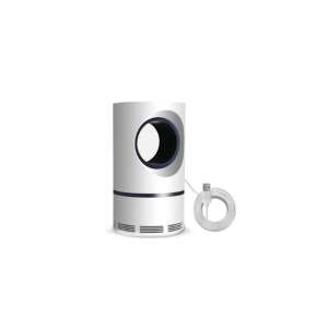 USB fotokatalytický sací typ zabiják komárov, biely, s UV svetlom, 360-stupňová rotácia, ľahko sa čistí, tichý, prenosný, ideálny do spálne, obývačky, kuchyne, kancelárie, hotela, záhradného domu, terasy, napájaný cez USB, 5W - Nonbrand Pasce na hmyz