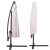 Springos cantilever umbrella with cover