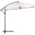 Springos 3m cantilever garden umbrella, ecru patio umbrella