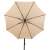Springos vrtni suncobran sa solarnom LED rasvjetom, 300 cm - Bež 95482372