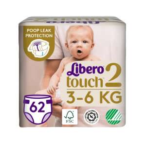 Libero Touch 2 pelenka, 3-6 kg, 62 db 95484401 