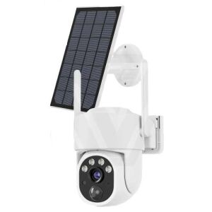 5MP PTZ Wi-Fi IP Sicherheitskamera mit Solarpanel und Akku, 4x optischer Zoom, V360Pro App - Innenarchitektur