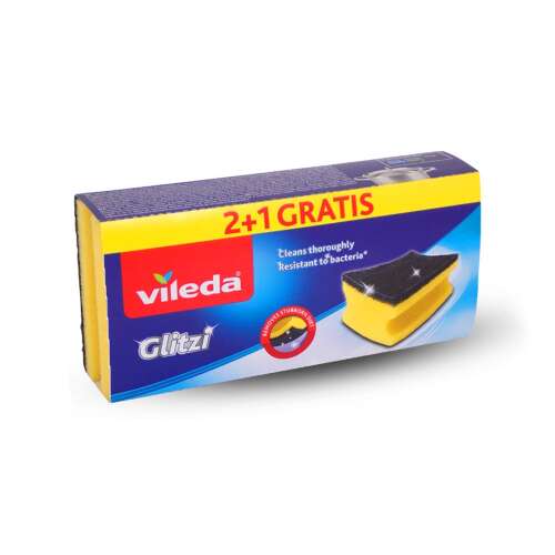 Vileda Glitzi formált mosogatószivacs 2+1db-os