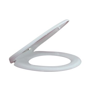 Viva ECO fehér PVC WC ülőke lecsapódásgátló mechanizmussal, ferde nézet - WC ülőke