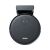 Top view of TESLA AI100 smart robot vacuum cleaner with charging dock, black