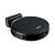 TESLA AI100 smart robot vacuum cleaner with charging dock, black, angled view