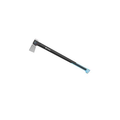 Cellfast ERGO 2700g splitting axe, 930mm long, black handle with blue accents, ideal for splitting logs over 30cm