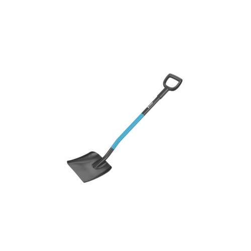 Lopata Cellfast IDEAL PRO so širokou hlavou, modrá rukoväť, čierna čepeľ