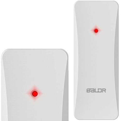 Senzor stație meteo Baldr wireless, alb, vedere din față