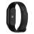 Back side of Emeszon Smart Fitness Tracker with black silicone strap