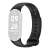 Emeszon Smart Fitness Tracker with black silicone strap