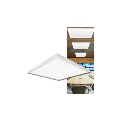 Zelux LED panel 45W 2in1 60 x 60 mennyezeti lámpa, fehér, 4000K, 5400lm