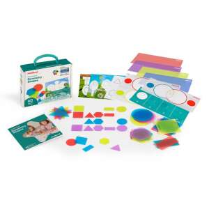 Miniland Átlátszó Geometriai Formák Tanuló Játék Gyermekeknek, 40 darab - Miniland